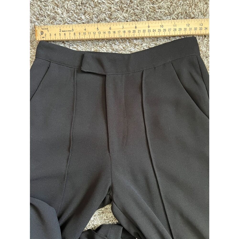 Like New! GREYLIN Black Pleated Straight Leg Lined Trousers in Size XS - Picture 11 of 14